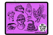 Tattoo Flash Vol. 19 - Stamp Set, a Brush Add-On by LA Studio Sthlm (Thumbnail 3 of 6)