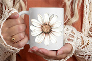 Watercolor Summer Daisy Clipart, an Illustration by designcity5 (Thumbnail 3 of 5)