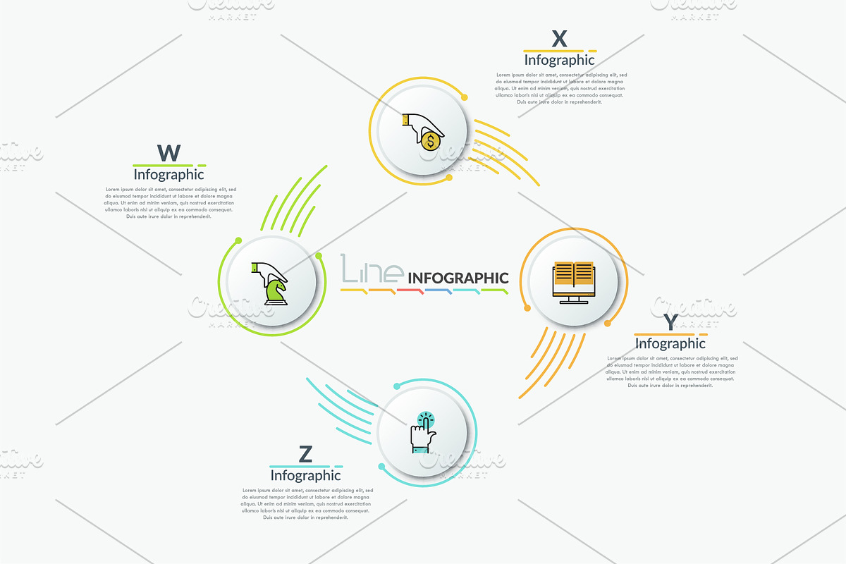 Line-X. Infographic Pack, a Presentation Template by Andrew Kras Design (Photo 11 of 23)
