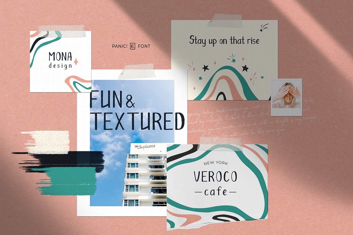 Panic! Fun Font - Latin & Cyrillic preview 7