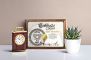 Vintage Certificate Templates, a Stationery Template by inshader (Thumbnail 6 of 12)