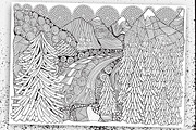 Black and white landscapes, a Texture Illustration by ImHope (Thumbnail 4 of 15)