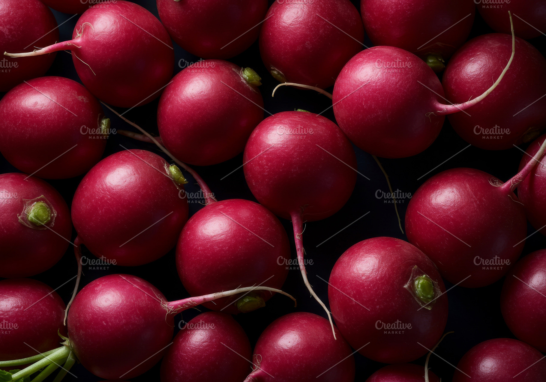Fresh red radishes, a Food & Drink Photo by professorinc