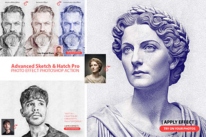 Advanced Sketch & Hatch Pro Effect, an Action Add-On by MRI STUDIO