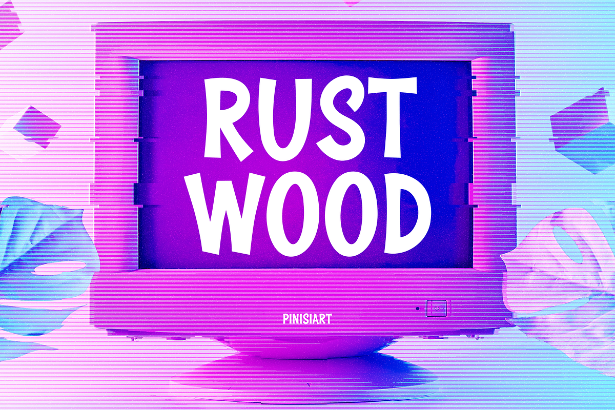 Rustwood, a Font by Pinisi ART (Photo 1 of 10)
