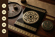Greek Key Meander Pattern Vector, a Pattern Graphic by Saba Vector (Thumbnail 3 of 3)