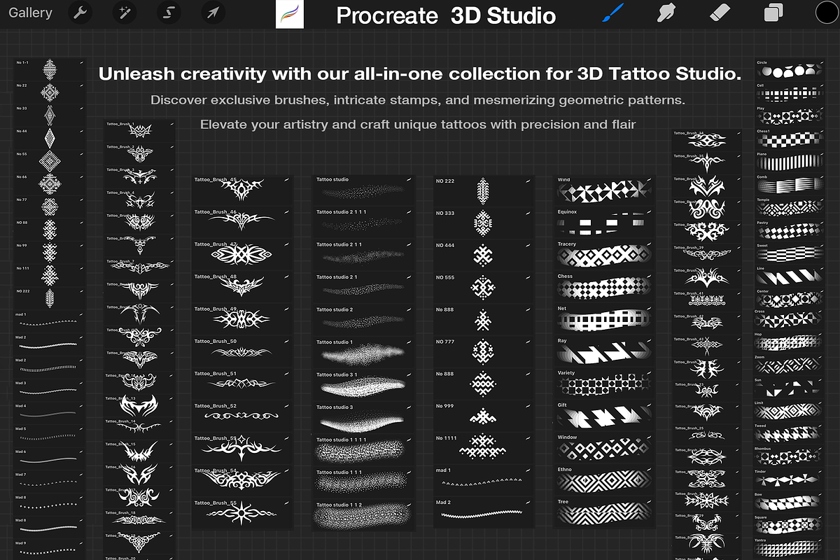 Tattoo Studio - Procreate 3d models, a Characters & Person 3D Model by Procreate3dStudio (Photo 6 of 6)