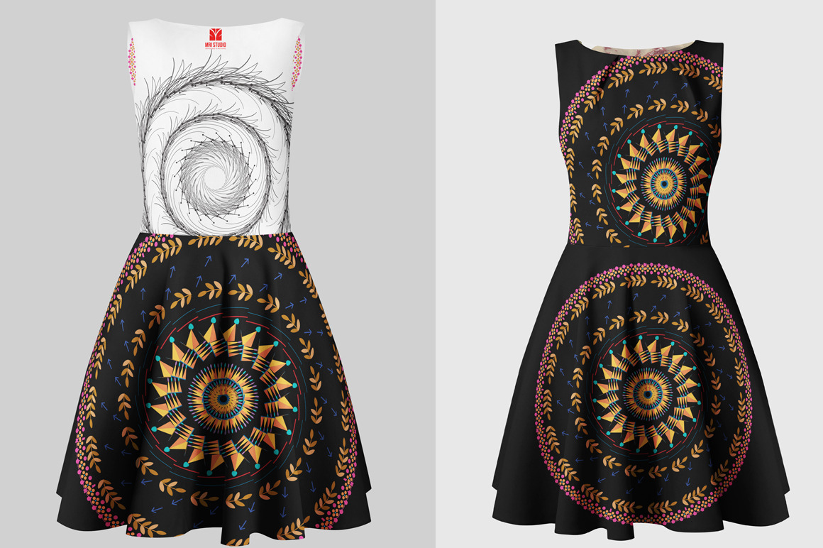 Alpona Vector Design, a Decorative Illustration by MRI STUDIO (Photo 2 of 6)