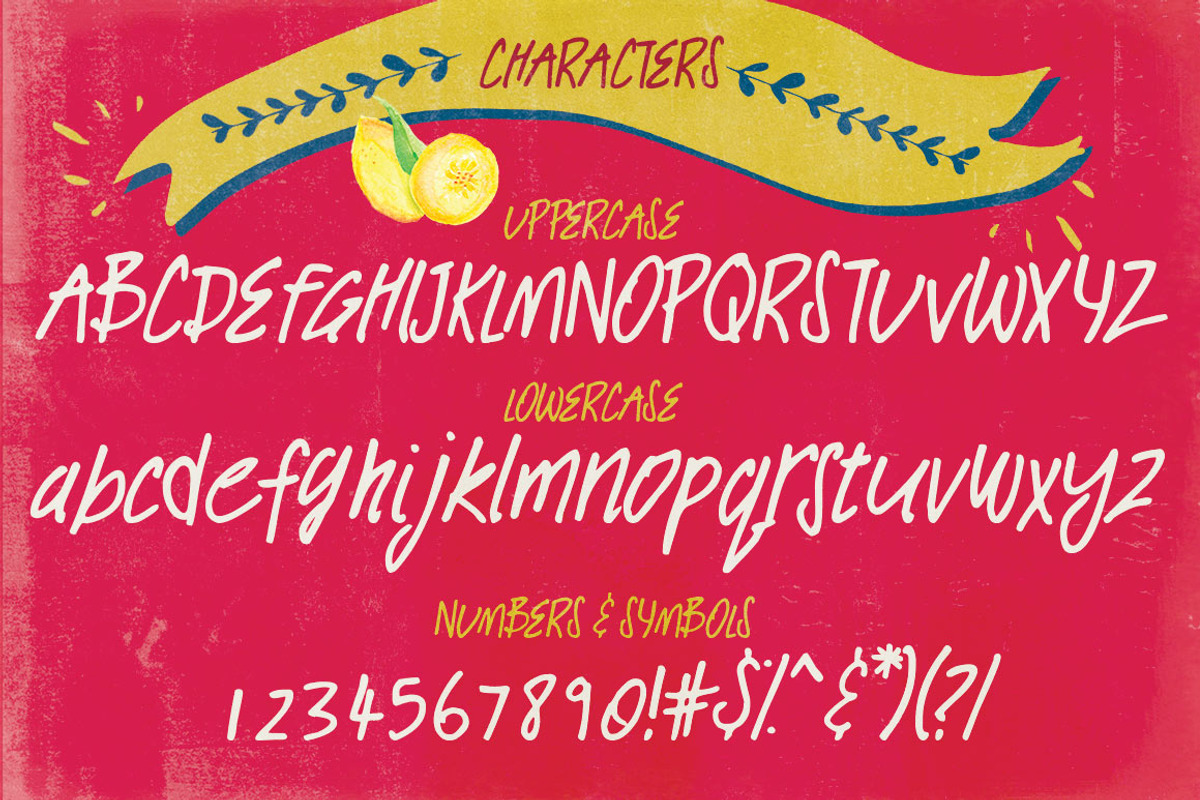 Lusciously Font Typeface preview 2