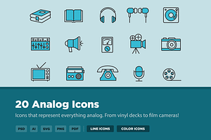20 Analog Icons