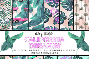California Dreaming Paper Patterns