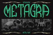 Metagra Metal Font, a Font by PutraCetol Studio (Thumbnail 1 of 5)