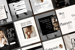 Instagram Templates Black Luxe Coach