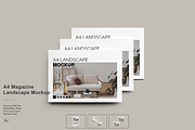A4 Magazine Landscape Mockup, a Books & Magazine Mockup by NyakBiett (Thumbnail 1 of 5)