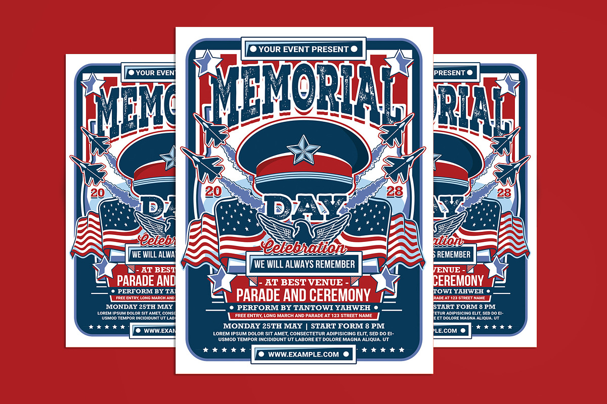 Memorial Day Flyer, a Flyer Template by Muhamad Iqbal hidayat (Photo 1 of 4)