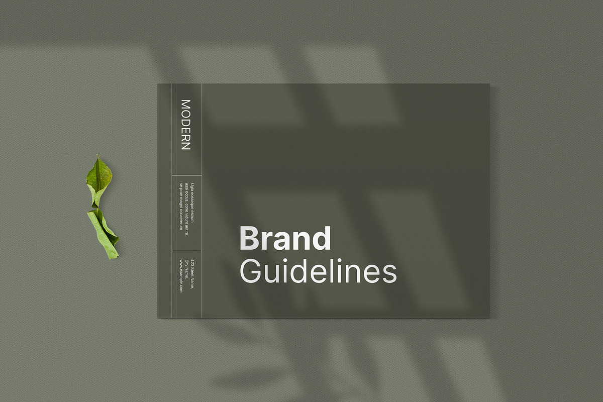 Modern Brand Guidelines, a Marketing Template by evgenystudio (Photo 3 of 10)