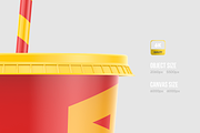 Soda cup mockup, a Cups & Container Mockup by BlackMockup (Thumbnail 2 of 8)