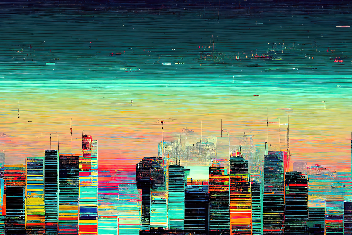 Glitch City Landscapes, an Illustration by OneOrEight (Photo 4 of 20)