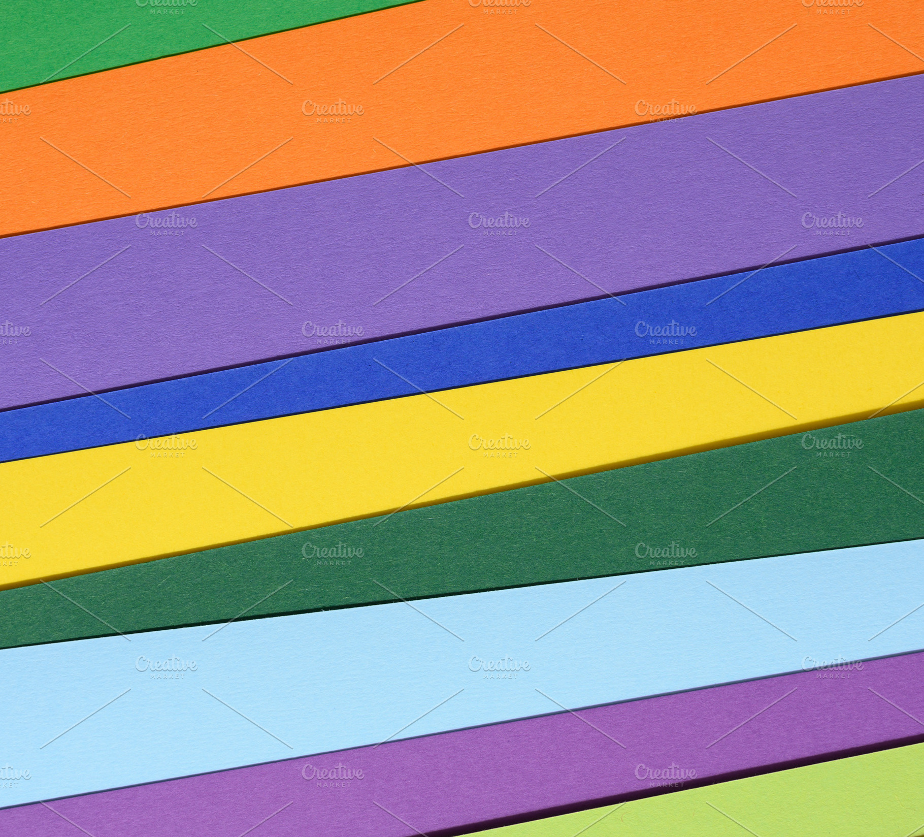 Colorful diagonal paper stripes, a Background Photo by ndanko