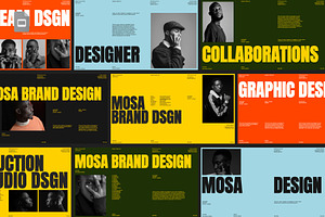 MOSA - Brand Design Google Slides, a Presentation Template by Creatorism