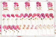Springtime 03 - Red and Pink Vector, an Illustration by Michelle Alzola (Thumbnail 3 of 5)