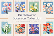 Birth Month Flower Market Wall Art, an Object Graphic by Olya Creative (Thumbnail 1 of 12)