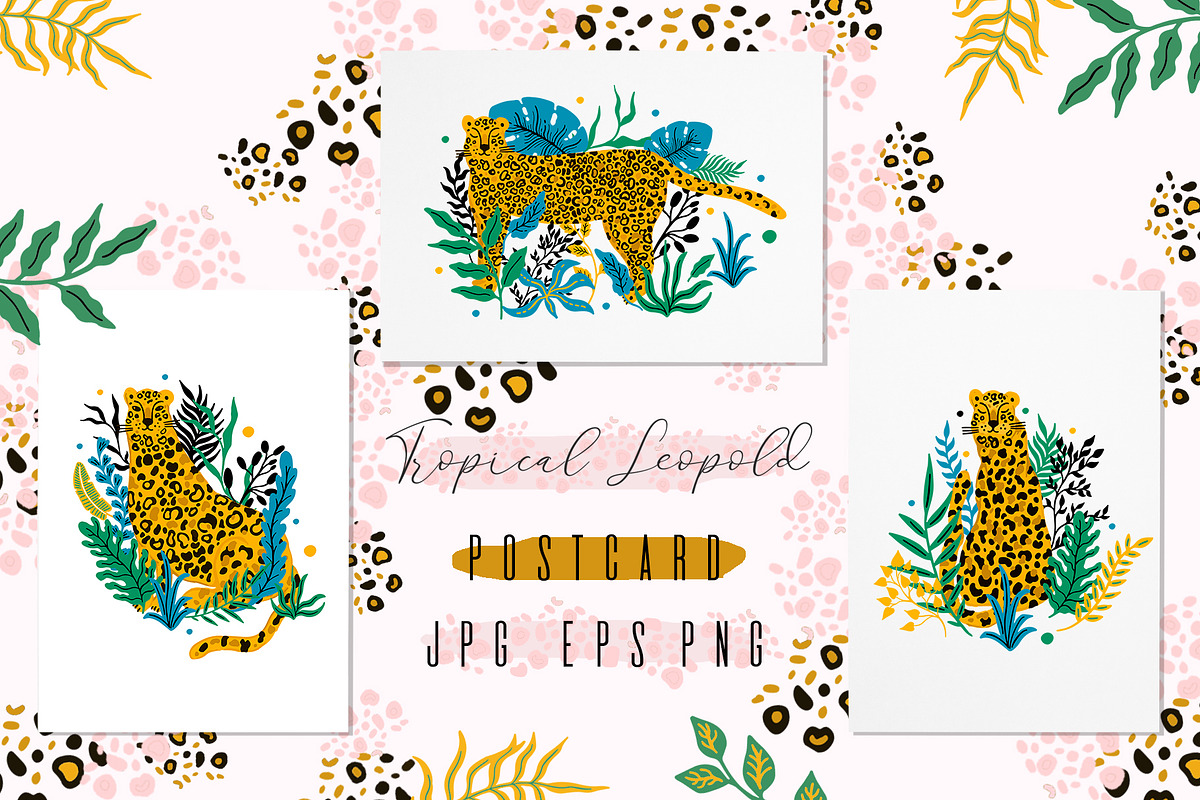 Tropical Leopold collection, an Animal Illustration by Moonflora (Photo 4 of 8)