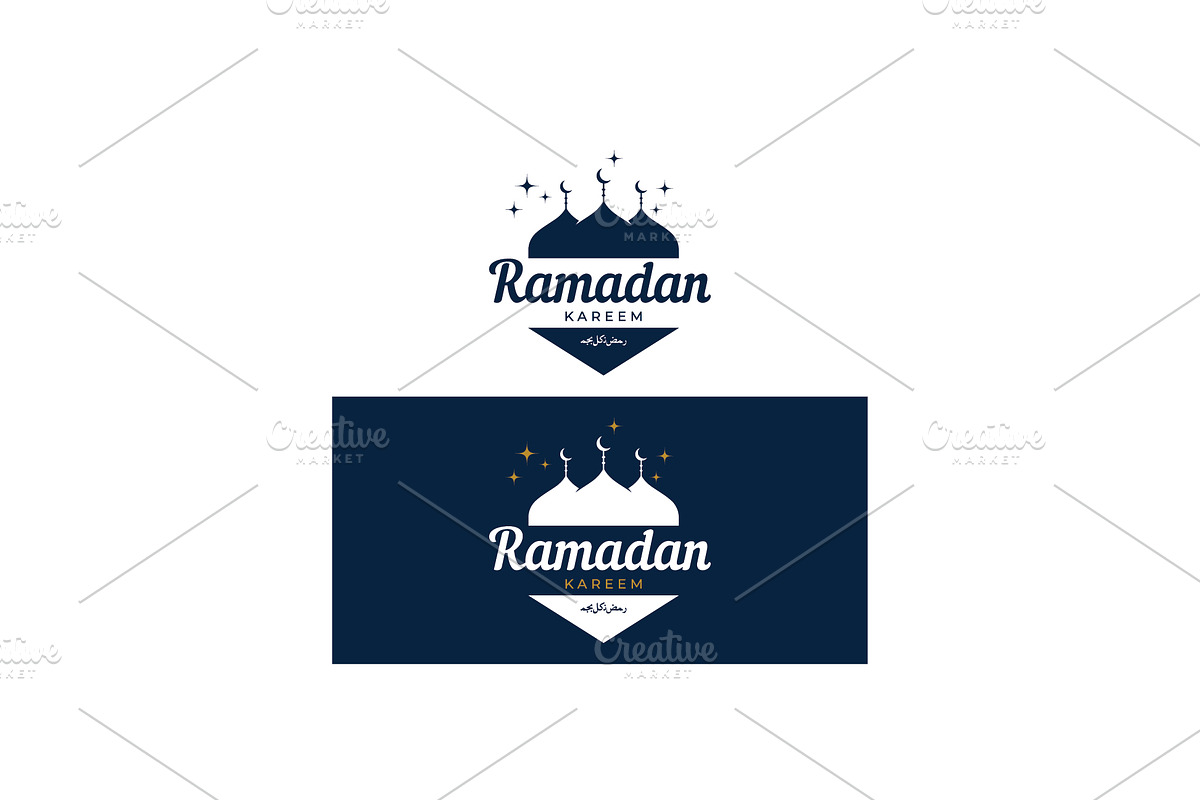 Ramadan logo design with the concept, a Branding & Logo Template by LOGOCREATIVE