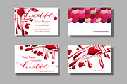 Set of Makeup artist business card, a Business Card Template by Gulnara Khadeeva (Thumbnail 3 of 5)