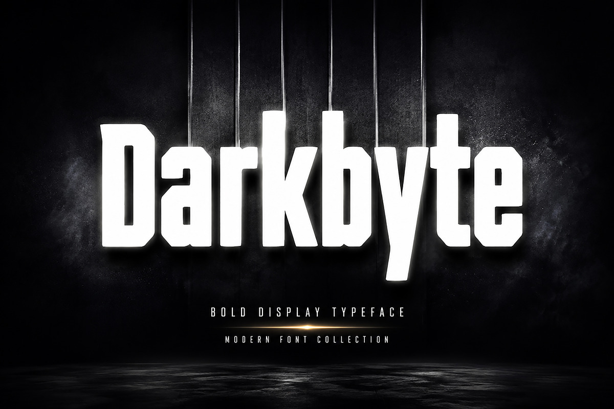 Darkbyte, a Slab Serif Font by Wow Magic (Photo 1 of 5)