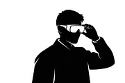 This Scientist Lab Silhouettes, an Illustration by Amazin_art (Thumbnail 19 of 22)