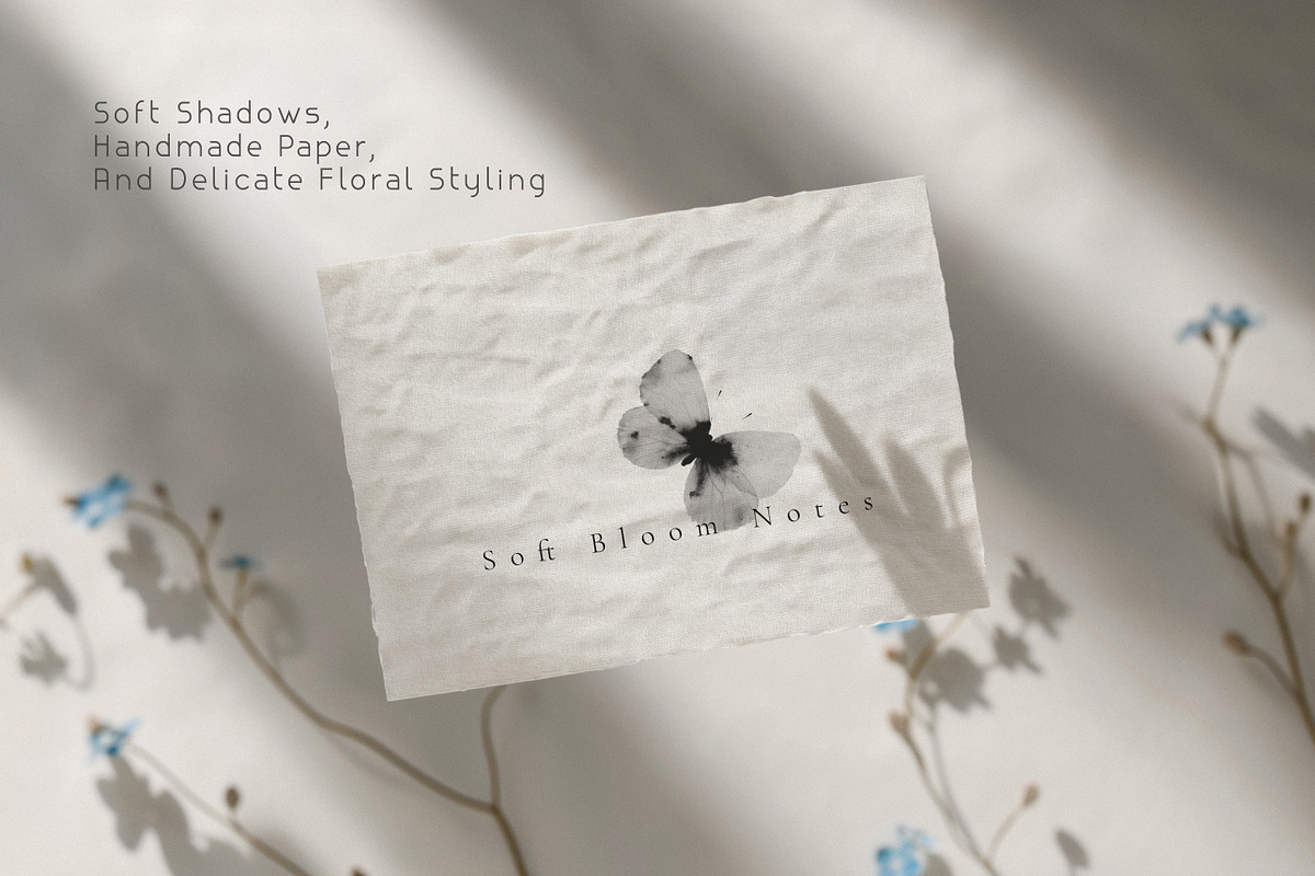 Blue Bloom Paper Mockup Collection, a Product Mockup by NikiArts (Photo 7 of 13)