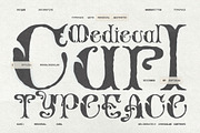 Medieval Curl Typeface, a Handwritten Font by softulka (Thumbnail 4 of 8)