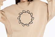 Hand Drawn Round Leaves SVGs, a Decorative Illustration by M9 Design (Thumbnail 3 of 10)