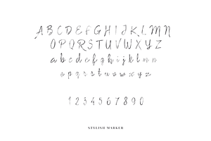 Stylish Marker Font