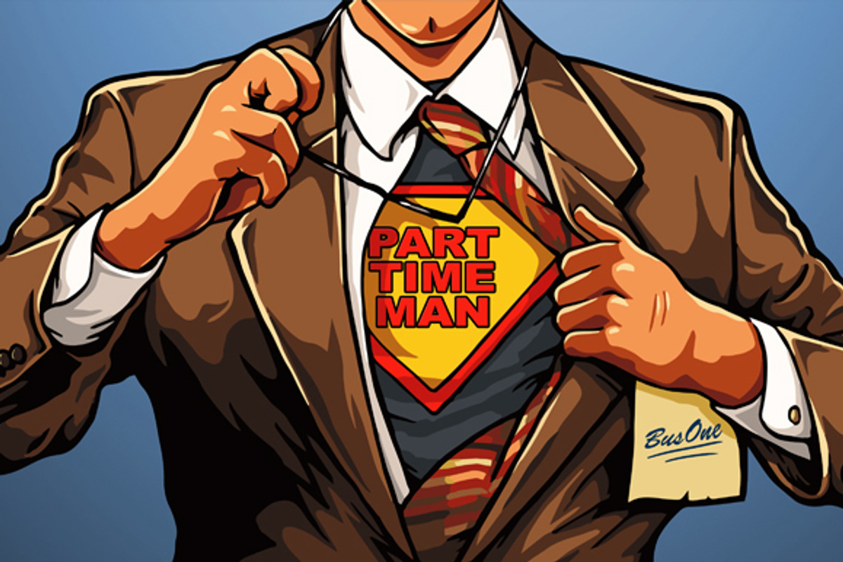 Superhero Vector - Cartoon Man, a Work Illustration by BusOne (Photo 1 of 2)