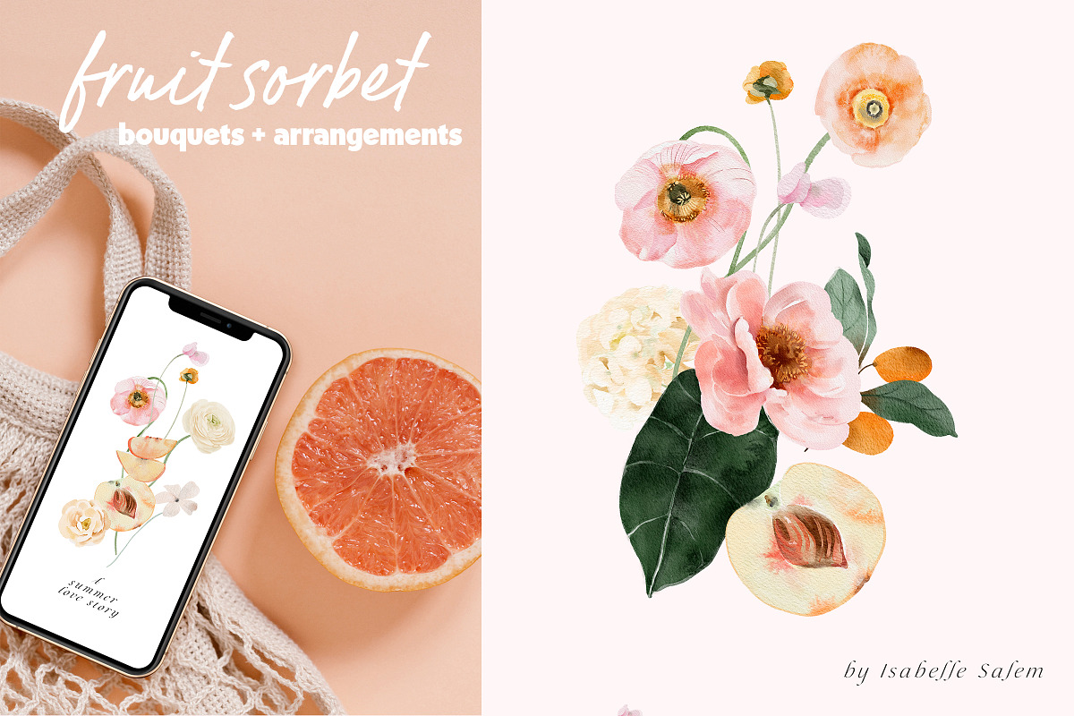 FRUIT SORBET - Summer Set, an Illustration by Isabelle Salem (Photo 3 of 11)