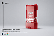Stick Deodorant Tube Mockup, an Advertising Mockup by Xtrahive (Thumbnail 1 of 2)