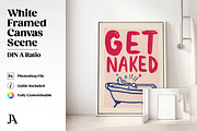 Framed Canvas Mockup Bundle PSD, a Household Mockup by Julian Adams (Thumbnail 29 of 35)