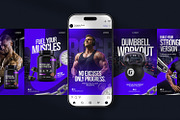 Fitness Gym Promotion Instagram Post, a Social Media Template by RamStudio2 (Thumbnail 3 of 4)