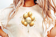 Watercolor New Year ClipArt's, an Illustration by DreamCafeArt (Thumbnail 5 of 6)