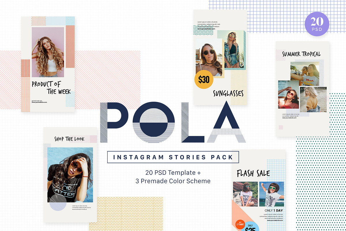 Instagram Stories Pack - POLA, a Social Media Template by muhisya (Photo 2 of 10)