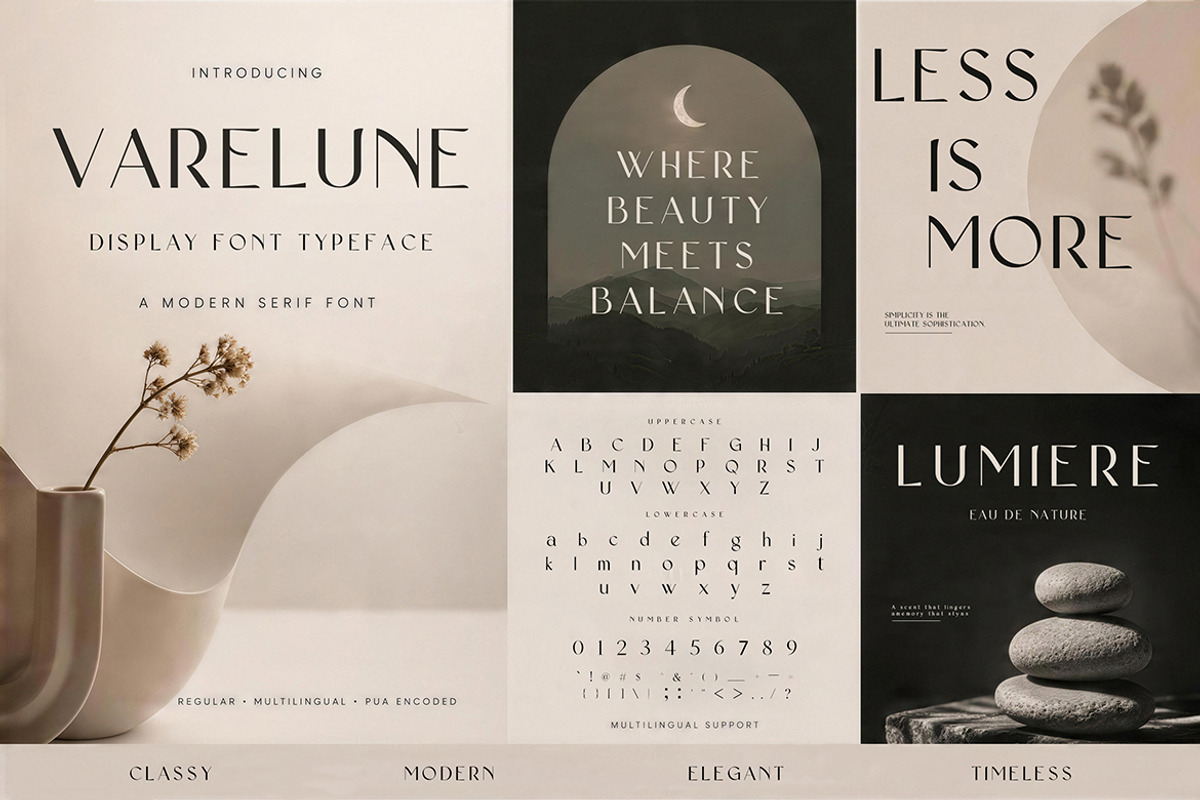Varelune, a Serif Font by Pitchlook.Studio (Photo 2 of 4)