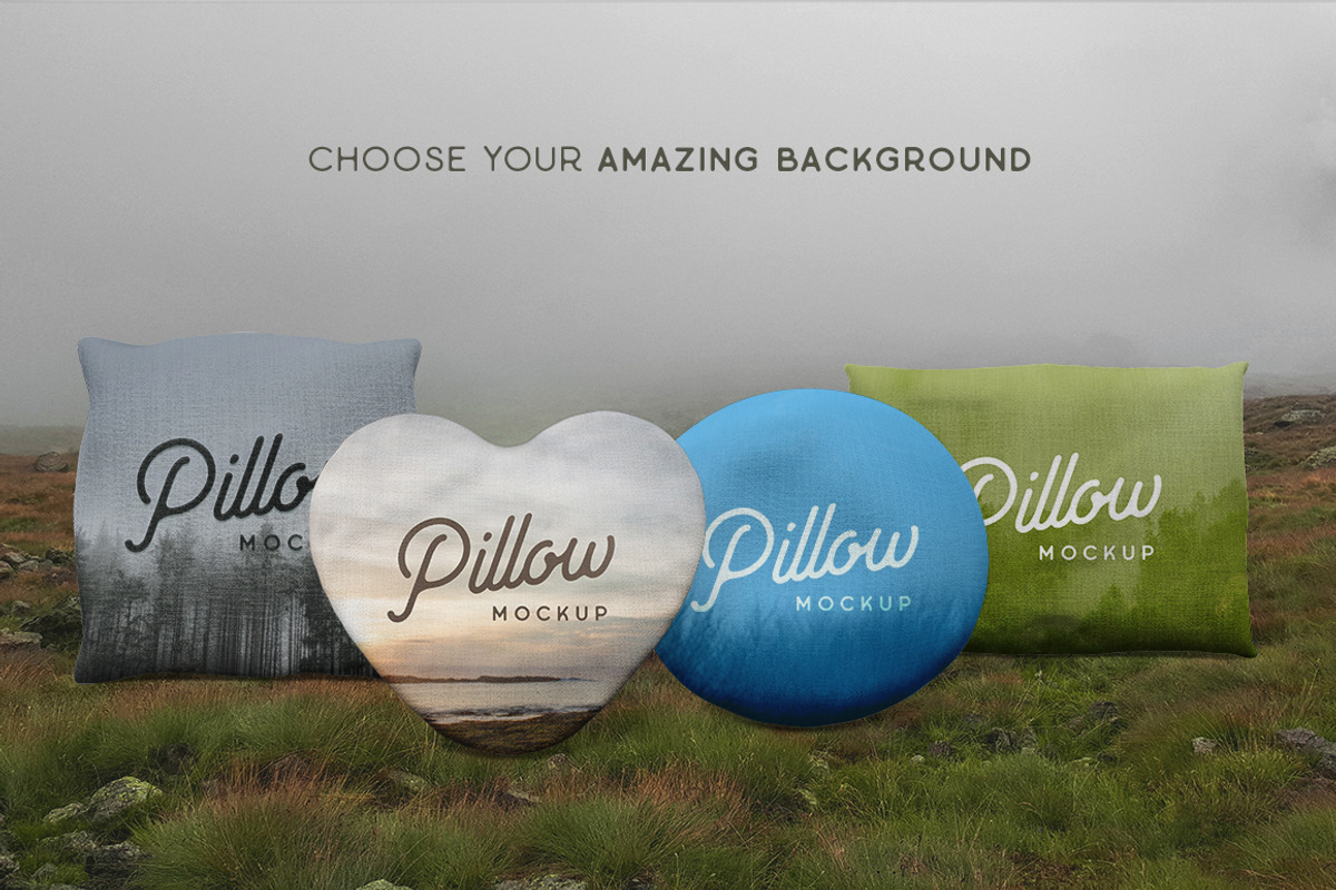 Minimalist Pillow Mock-Up, a Product Mockup by Wandery Supply (Photo 4 of 6)