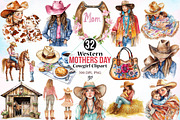 Western Mother's Day Cowgirl, an Illustration by Canvas Craft (Thumbnail 1 of 3)