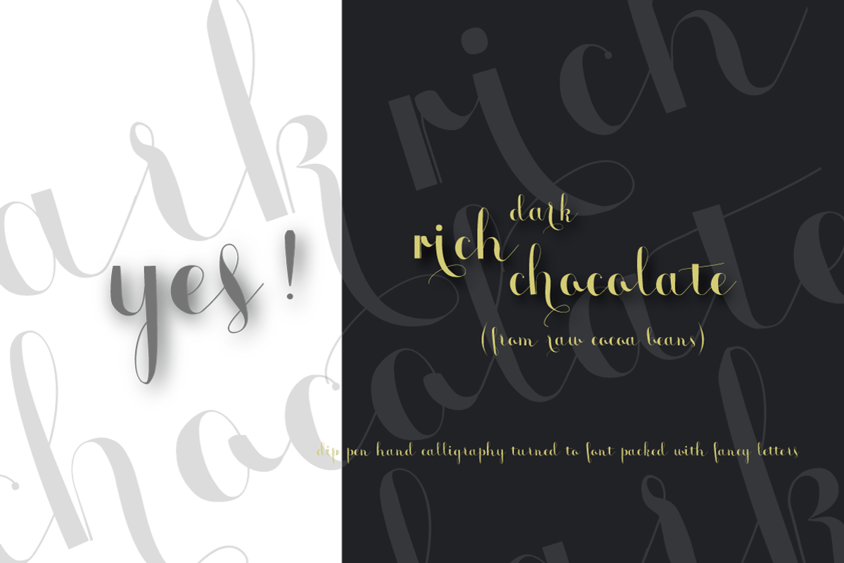 Monmica Basic Font preview 2