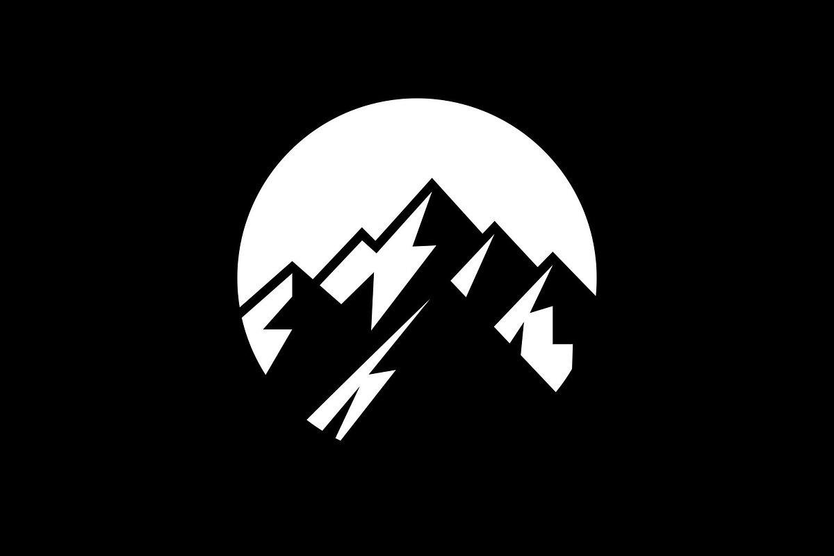 Mountain Peak Hiking Silhouette Logo, a Branding & Logo Template by Buqancreative (Photo 2 of 2)