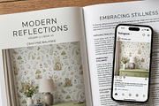 Farmhouse Wallpaper Mockup PSD, a Household Mockup by 1001 mockups (Thumbnail 4 of 8)