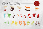 Classic cocktail shots, a Food Illustration by MsFlaffy (Thumbnail 4 of 12)