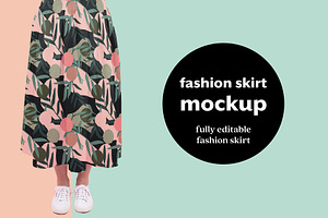 Fashion Skirt Mockup